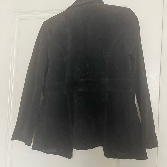 Dollhouse Suede Jacket. Y2K. Size Medium Black.New with Tag. - Picture 4 of 5